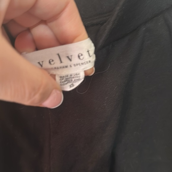 Anthropologie velvet lounge pants size XS - Picture 3 of 4